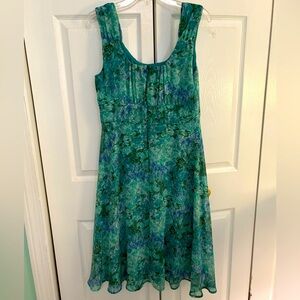 North Style Sleeveless Dress with Wrap, size 12 petite, zips in back